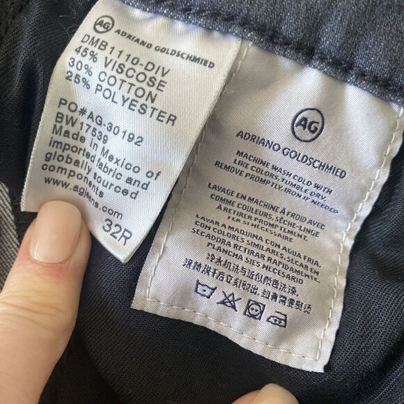 Adriano Goldschmied Women's Black The Stilt Cigarette Leg Skinny Jeans NEW 32R - Picture 8 of 8